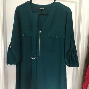 Express green dress